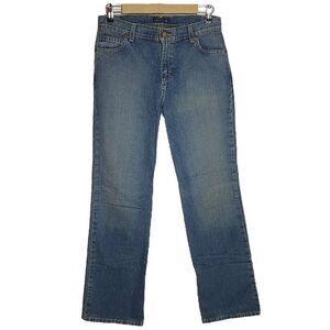 NWT Vtg J Crew Jeans Womens 4 (30x33) Blue Bootcut Denim Mid Rise Deadstock Y2K